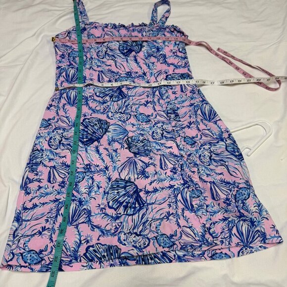 Lilly Pulitzer Zenon Ruffle Romper Magnolia Lilac “A Little Jelly” 6 EUC - Picture 14 of 15